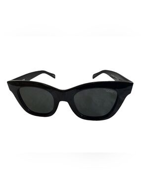 QUAY Australia Black Cat Eye Sunglasses – Retro Chic, Like New